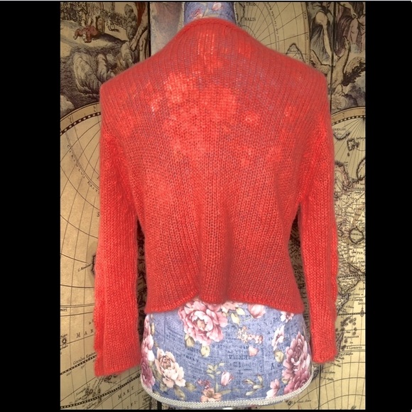 Soft Surroundings Tie Front Cardigan Soft Wool
Mohair Cable Knit Sweater Size L - Picture 4 of 5